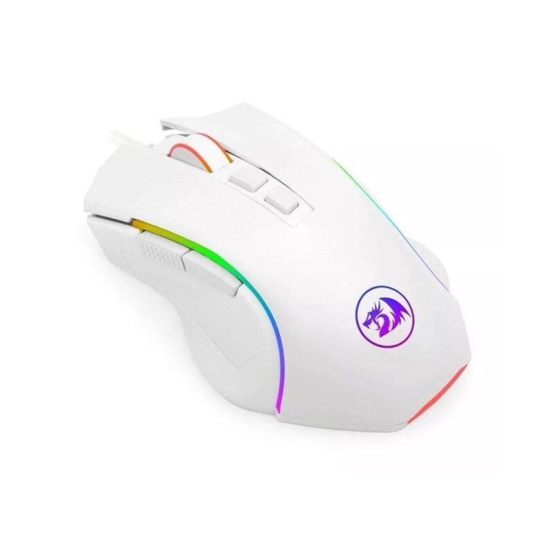 Mouse Gamer Redragon Griffin M607 RGB Blanco Mouse Gamer Redragon Griffin M607 RGB Blanco