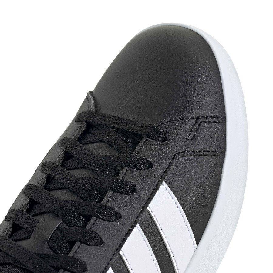 Championes de Hombre Adidas Grand Court Base 3.0 Negro - Blanco