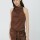 TOP HALTER LUREX Chocolate