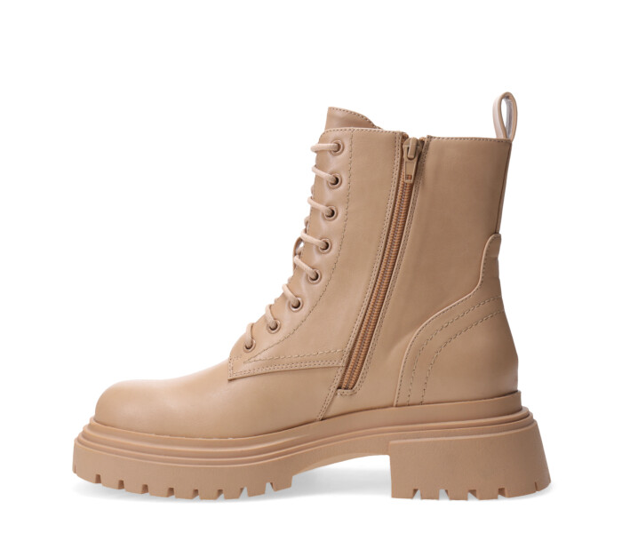 Botas de Mujer Miss Carol THAI acordonada y con cierre Tan