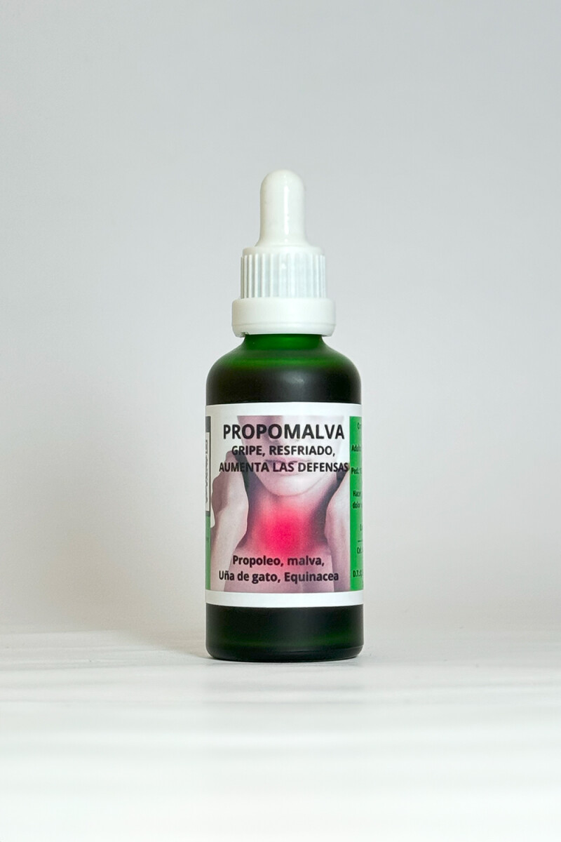 Gotas Propomalva (Propoleo, Malva, Uña de Gato y Equinacea) · 50ml Gotas Propomalva (Propoleo, Malva, Uña de Gato y Equinacea) · 50ml