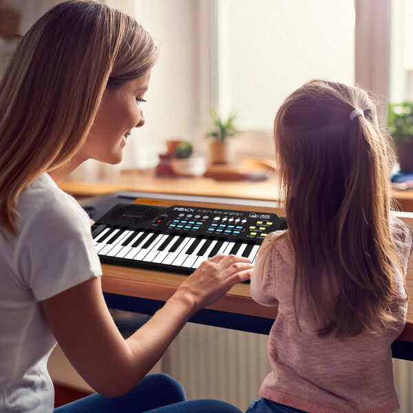 Organo Musical Teclado Piano Electrico Instrumento 37 Teclas Tonos Ritmos Con Microfono Imback Organo Musical Teclado Piano Electrico Instrumento 37 Teclas Tonos Ritmos Con Microfono Imback
