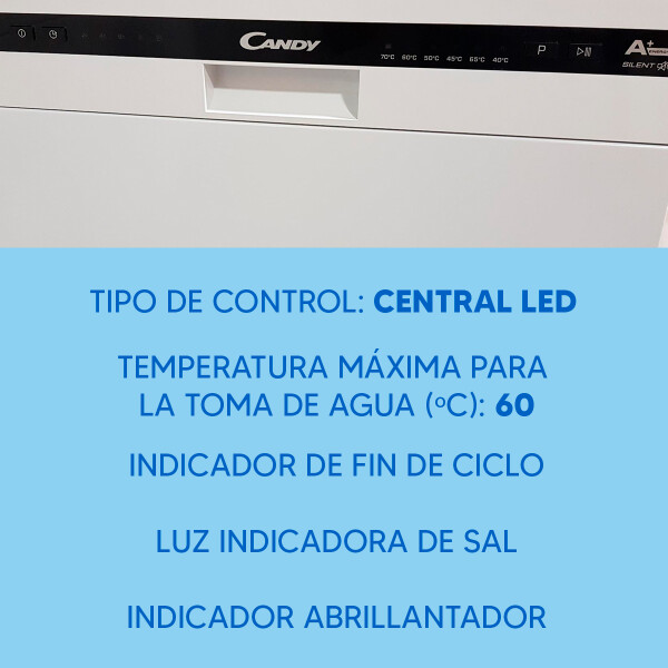 Lavavajillas Candy Cp 6e51ls 6 Servicios LAVAVAJILLAS CANDY 6SERV CP 6E51LS INOX