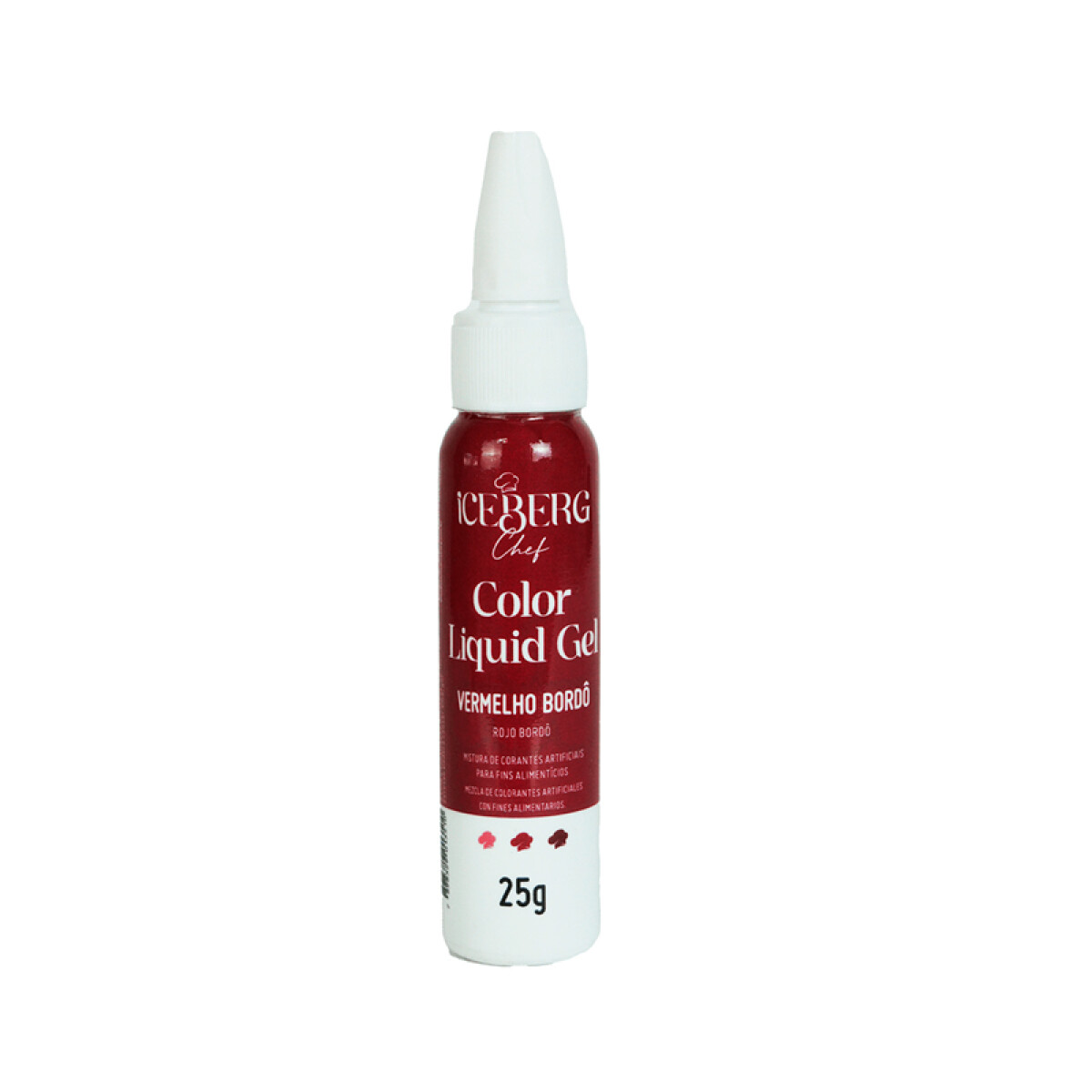 Color Gel Rojo Bordó 25 g 