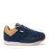 Championes Infantiles Topper T350 Mesh Kids Azul Marino - Marrón Camel