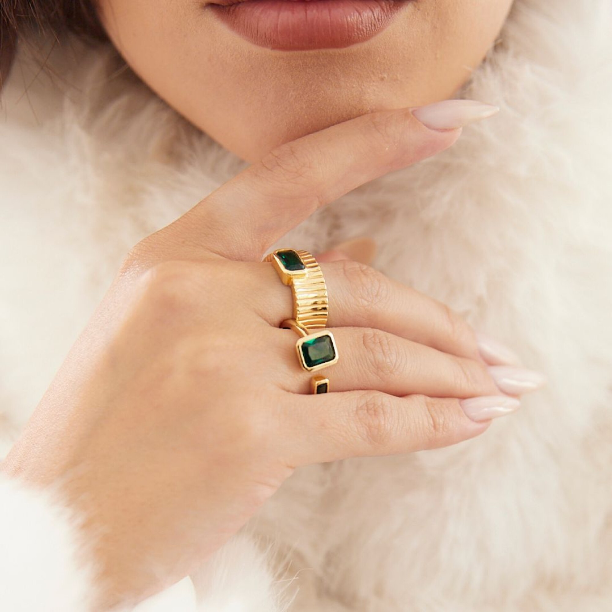 Anillo Nova - Plata y Baño de Oro — NC Joyas