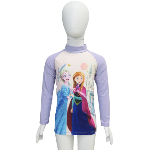 Remera UV Malla Infantil Frozen Varios Talles U