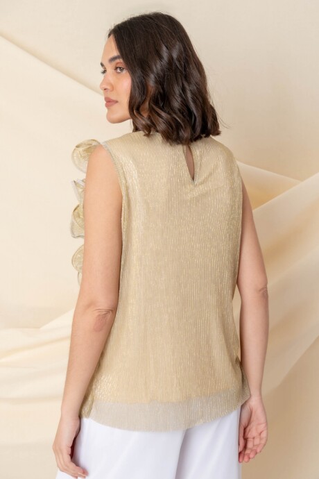 BLUSA MALLORY Dorado