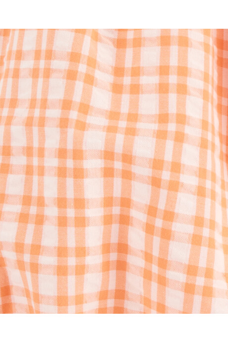 Monito bombachudo de algodón mil rayas, diseño a cuadros Sin color