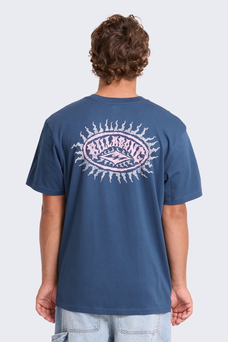 REMERA REVERSE PREMIUM SS A-azul