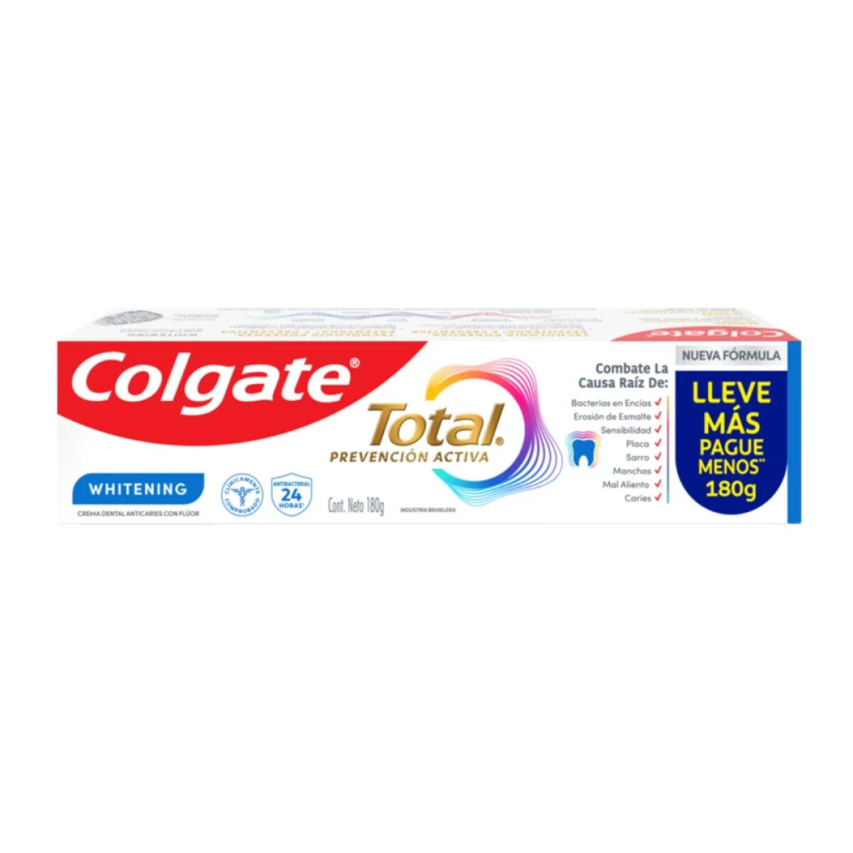 Crema Dental Colgate Total Whitening 180 