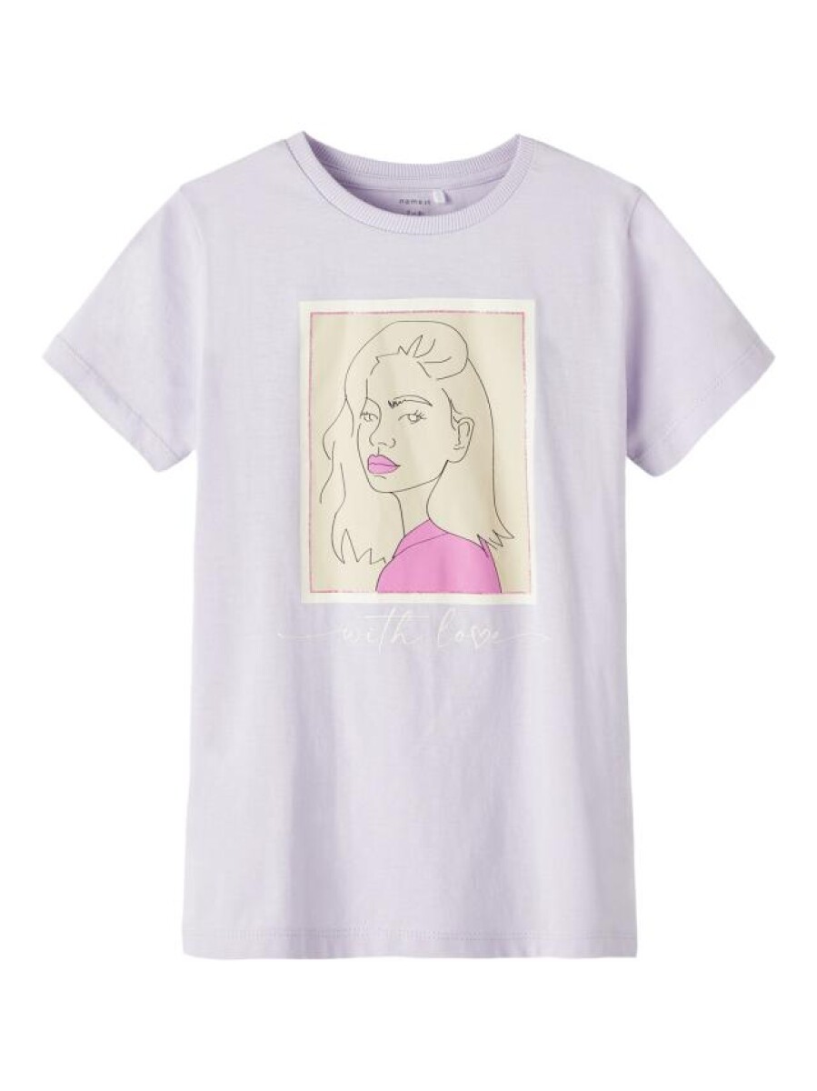 Camiseta Brigita - Purple Heather 