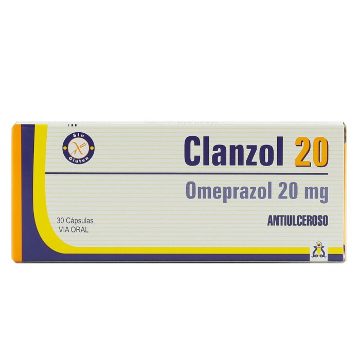 CLANZOL 20 MG. CJ X 30 CÁPS. única