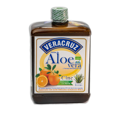 Aloe Vera Naranja Veracruz 1 L Aloe Vera Naranja Veracruz 1l