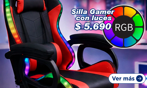 Sillas Gamer con Luces ¡oferta!