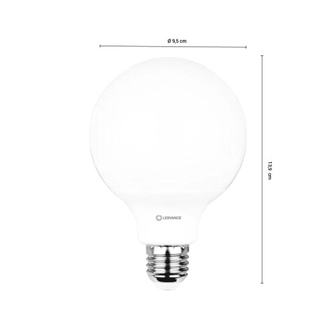 LAMPARA LED LEDVANCE OSRAM 12W GLOBE Lámpara Led LEDVANCE OSRAM Globe 12W Luz Cálida