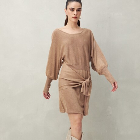 VESTIDO MAX Tostado