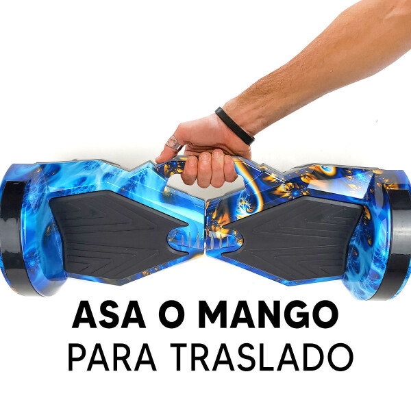 Skate Eléctrico Hoverboard 8" AZUL