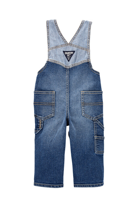 Enterito Jardinero Jean Denim Sin color