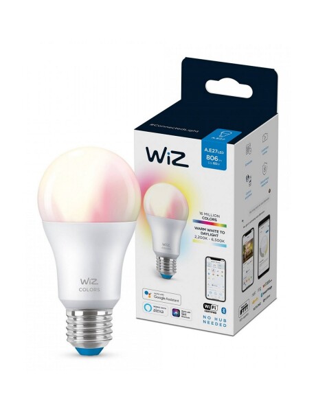 Lámpara LED WIZ Wifi RGB Color 9W E27 Lámpara LED WIZ Wifi RGB Color 9W E27