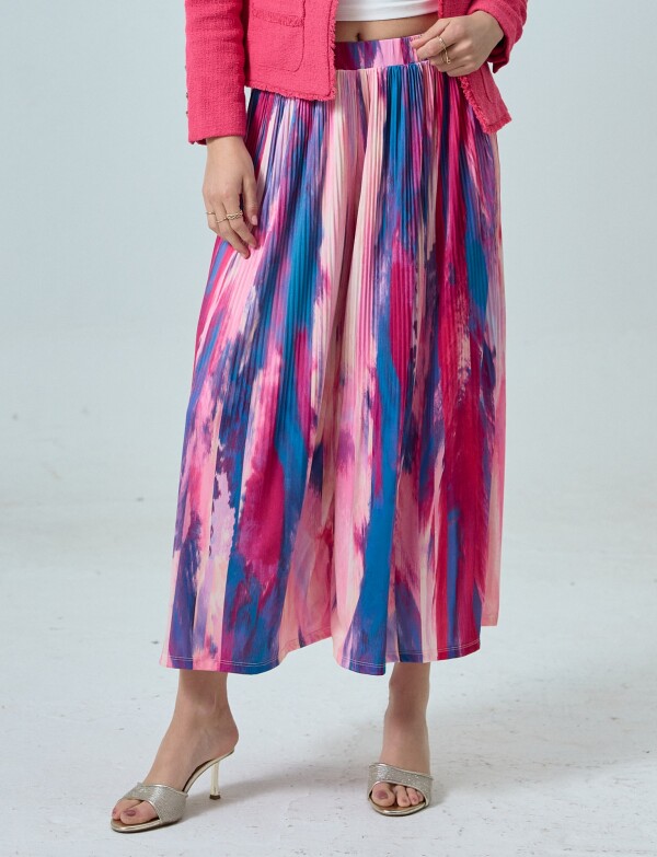 Capri Wide Leg MULTI/FUCSIA