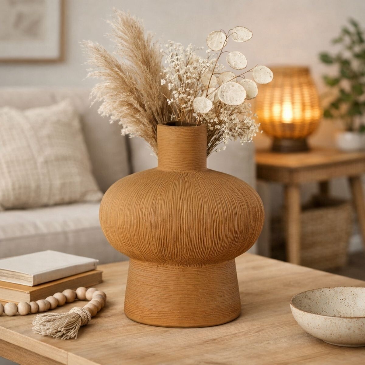 FLORERO FLOT Marrón 