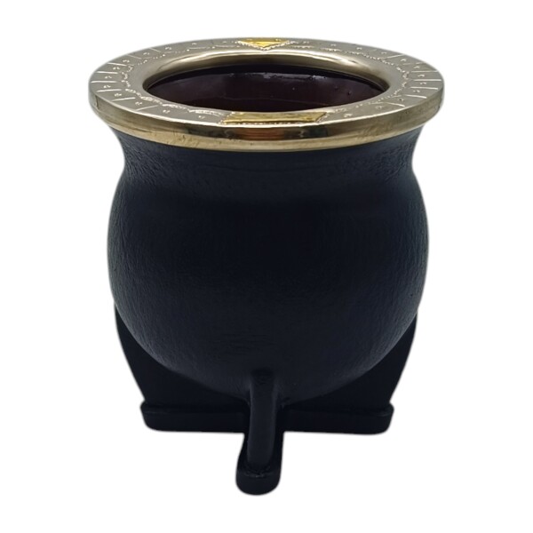 MATE CAMIONERO ALPACA Y BRONCE 41 Negrouniforme