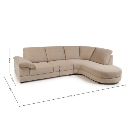 Rinconera Cellini - Tela Aquaclean - 2 + Chaise A fabricar