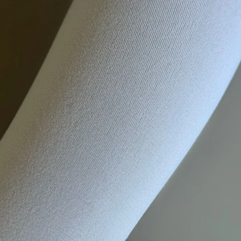 Medias Can Can Finas De Seda Blanco