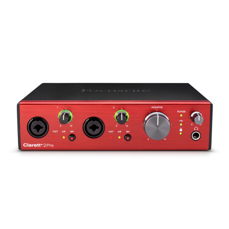 Interfaz De Audio Focusrite Clarett+2pre Interfaz De Audio Focusrite Clarett+2pre