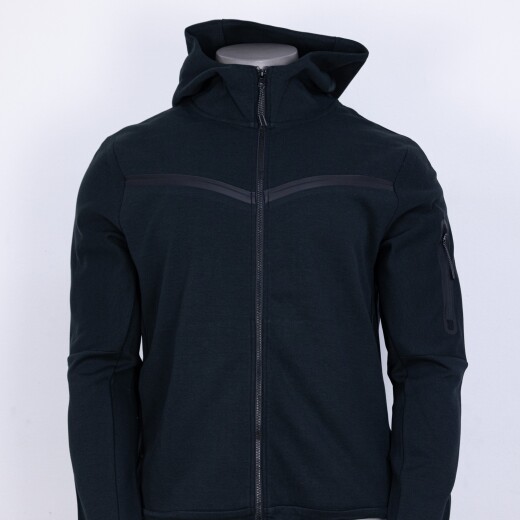 Campera MM Moda Hombre Deportivo C/Capucha Negro S/C