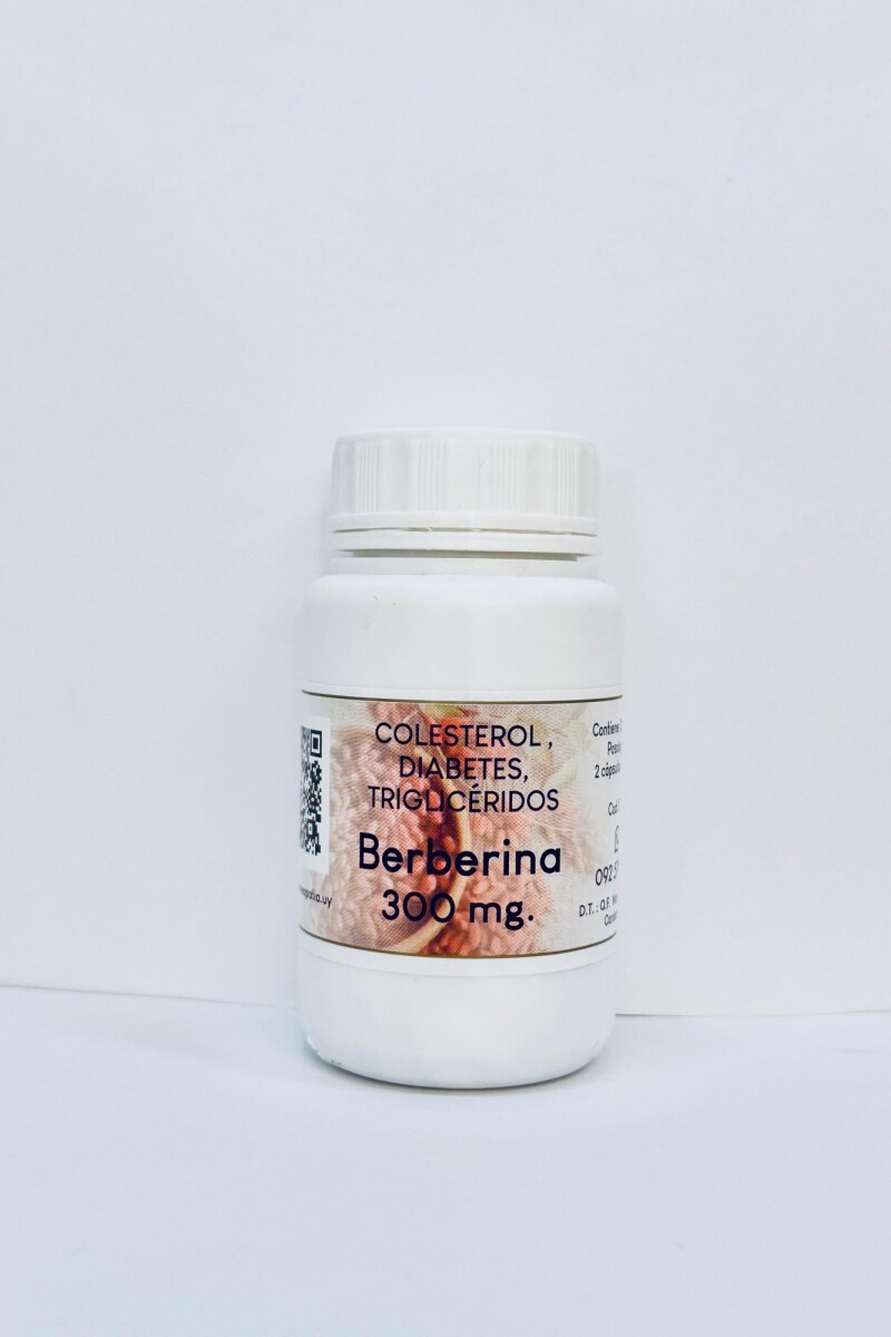 Berberina 300mg 30 cápsulas