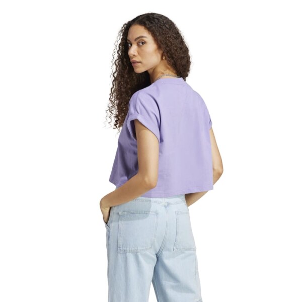 Remera Adidas Cropped Violeta