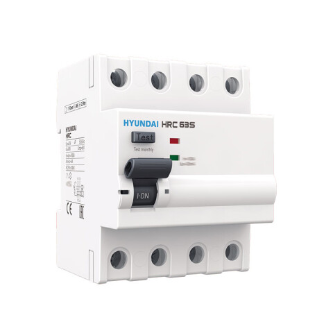 Llave diferencial din 4P 63A 300mA Clase AC STD HY2070X