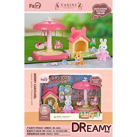 Playset Bay Dreamy Conejos Parque para Mascotas 001