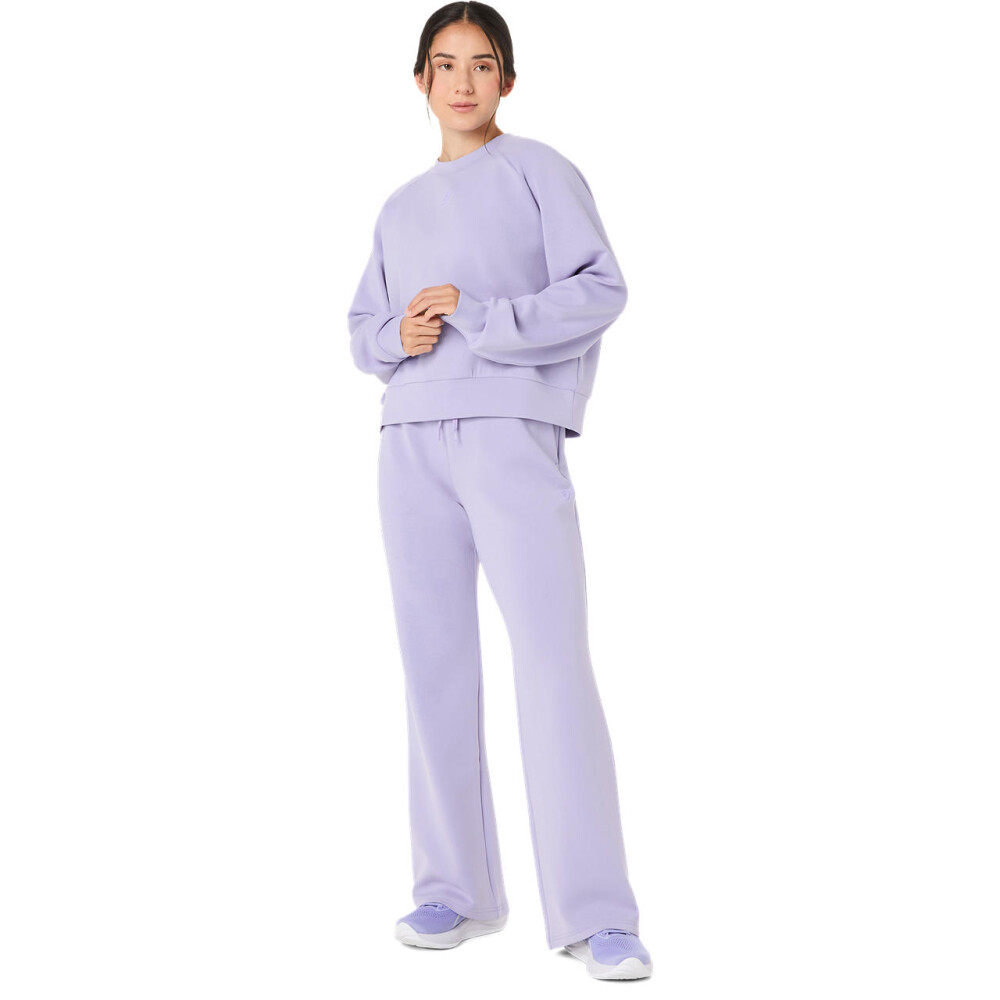 Polera Training Nagino Refined Texture Sweat Top Mujer Bluebell