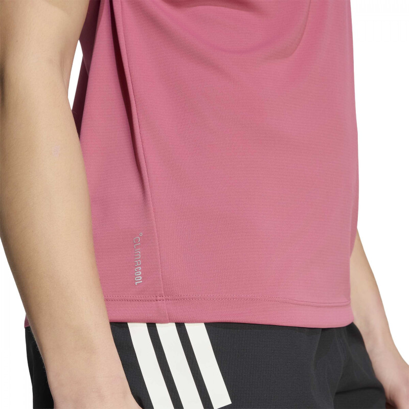 Remera Adidas RUN ESS TEE W Mujer KG3230 Rosa
