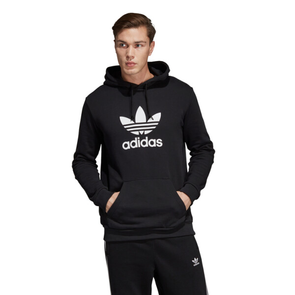 CANGURO ADIDAS DE HOMBRE TREFOIL HOODIE DT7964 Negro