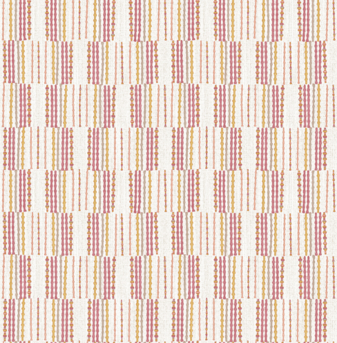 COLECCIÓN BLUEBELL - BURGEN ORANGE GEOMETRIC LINEN - 