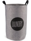 Cesta para ropa ENAR Ø39xA58cm gris Cesta para ropa ENAR Ø39xA58cm gris