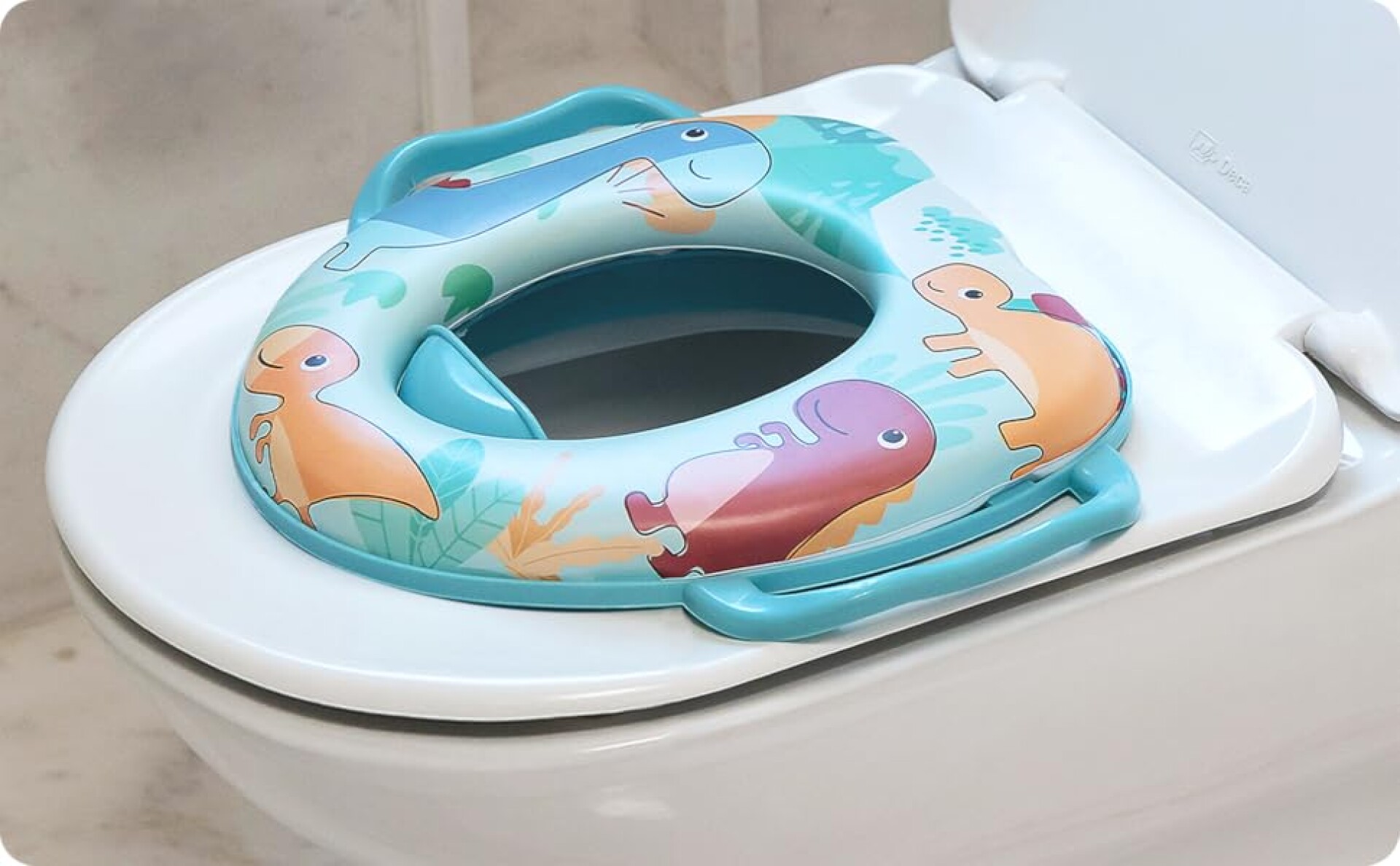 Reductor de asiento inodoros Dinosaurio 