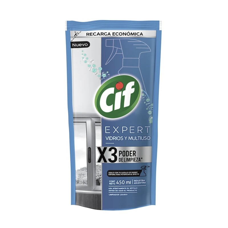 CIF VIDRIOS REP DP 450ML Cif Vidrios Rep Dp 450ml