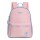 Mochila Trendy Escolar con porta botellas y llavero Rosa