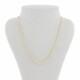 Collar de perlas naturales con broche de perlitas y diamantes, 42 Cm Collar de perlas naturales con broche de perlitas y diamantes, 42 Cm