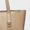 Shopper Vera en cuero graneado Vison