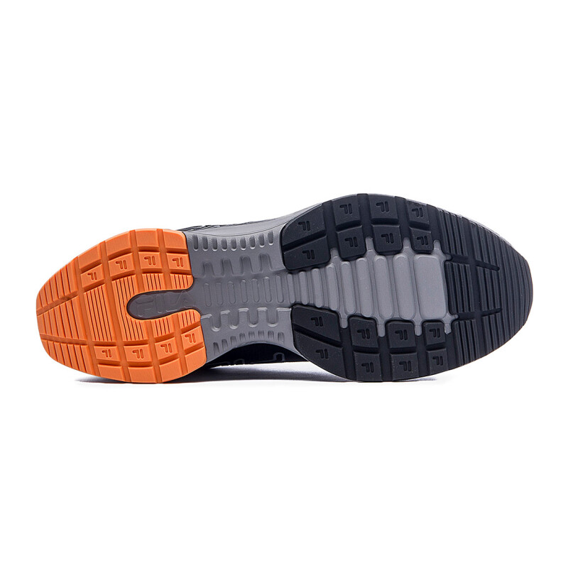 Championes Deportivos Hombre Fila Ride Negro-naranja