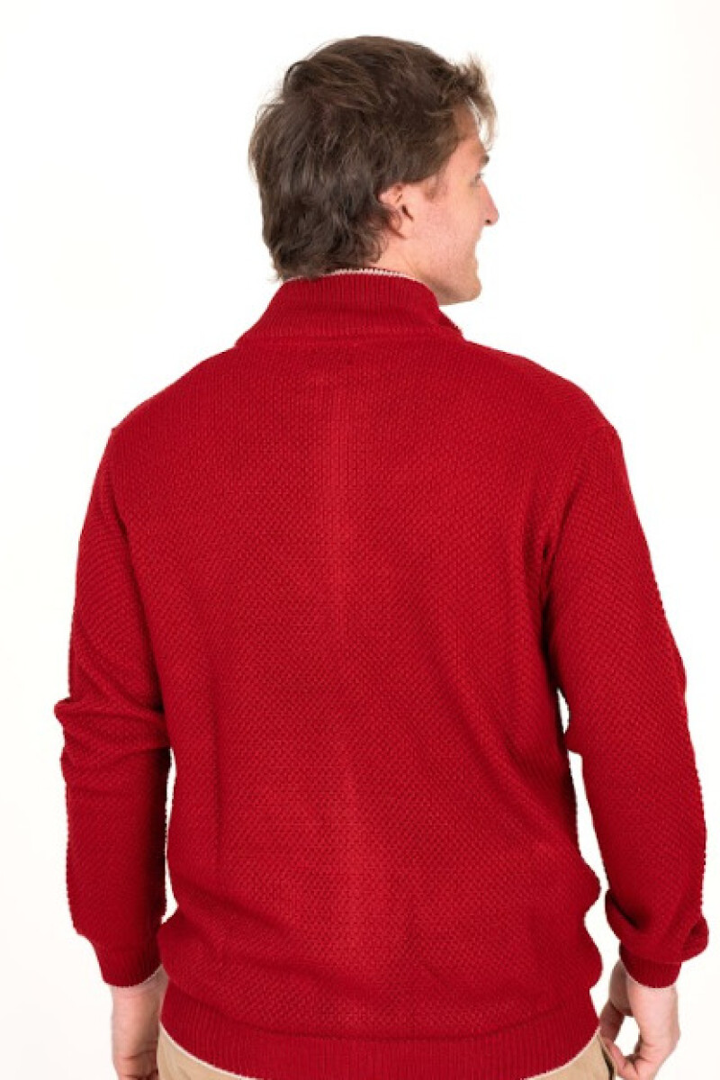 Campera Fullzip Roja