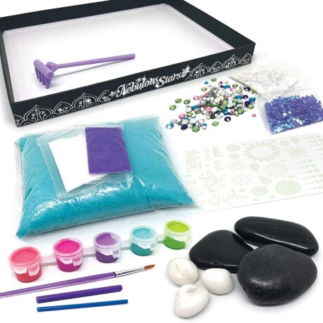 Jardín Zen Cósmico con brillantes Jardín Zen Cósmico con brillantes