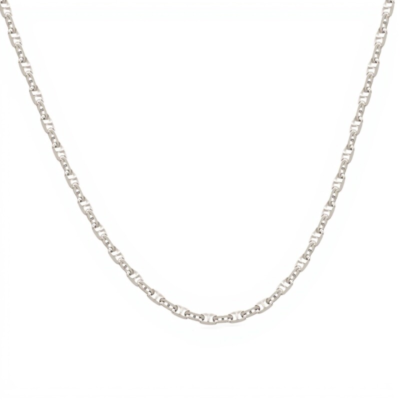 Cadena Force con barra-Plata 925-Sin Piedra-CD3115 sinpiedra