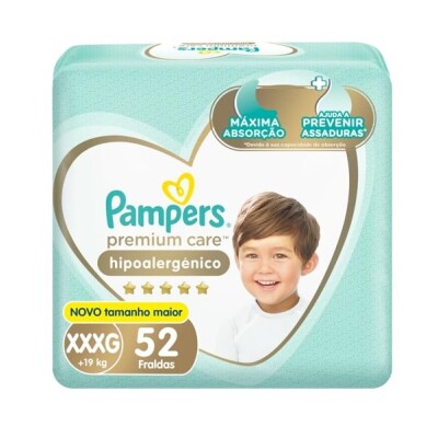 Pañales Pampers Premium Care Talle Xxxg 52 Uds. Pañales Pampers Premium Care Talle Xxxg 52 Uds.
